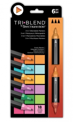 Spectrum Noir Metallic Paint Marker 3/PKg-Liquid Gold