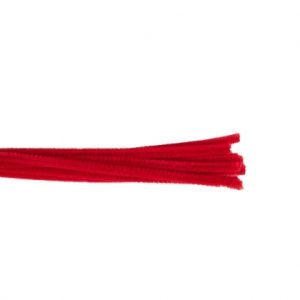 Pipe Cleaners - Red - Pack of 10