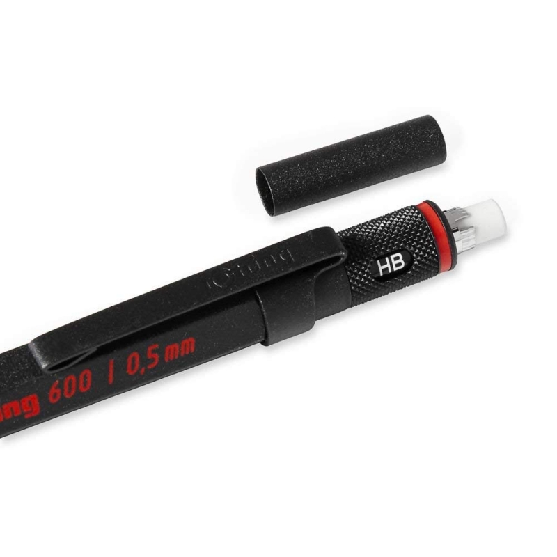 Rotring 600 Black : Mechanical Pencil : for Leads 0.5 mm