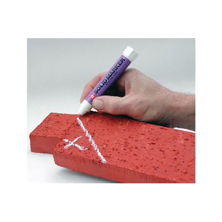 Sakura Solid Paint Marker : Solidified Paint Marker (Mean Streak) : White :  Blister card