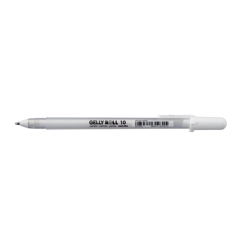 Sakura Gelly Roll Gel Pen White Color High Light Marke Pen Black