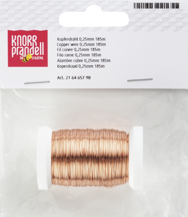 Knorr Prandell : Craft Copper Wire : Ø 0.25 mm : 185 m