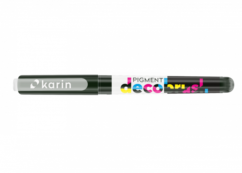 Black (433U) DecoBrush Pigment Liquid Acrylic Brush - Shop karin