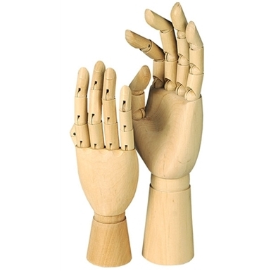 Wooden Hand Model - 30cm Right Hand